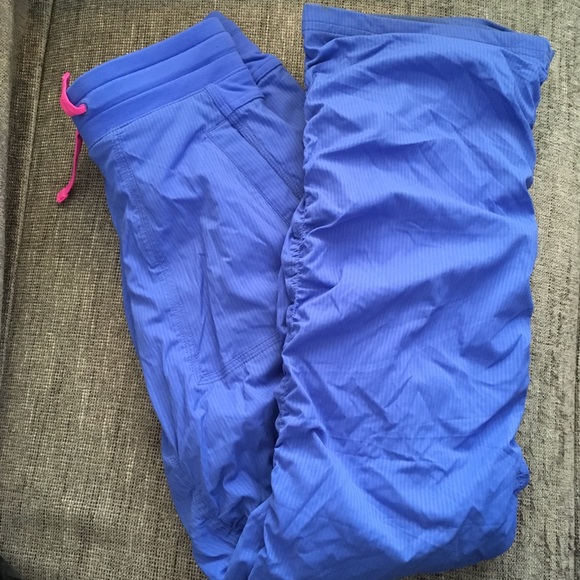 lululemon athletica Other - Ivivva by Lululemon blue long Ruched leg pants 14